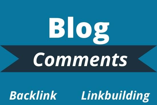 Promote Your Website with 50 High Quality blog comments posting