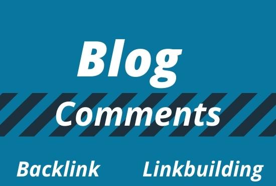 Promote Your Website with 50 High Quality blog comments posting