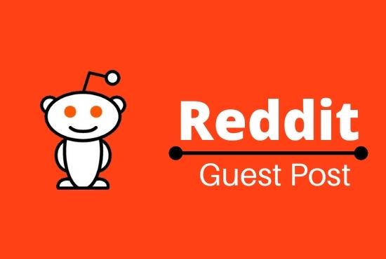 I will do Promote Your Website With High-Quality 5 Reddit Guest Post on DA and Pa