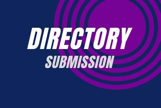 I will submit physically 50 registry accommodation ground-breaking backlinks