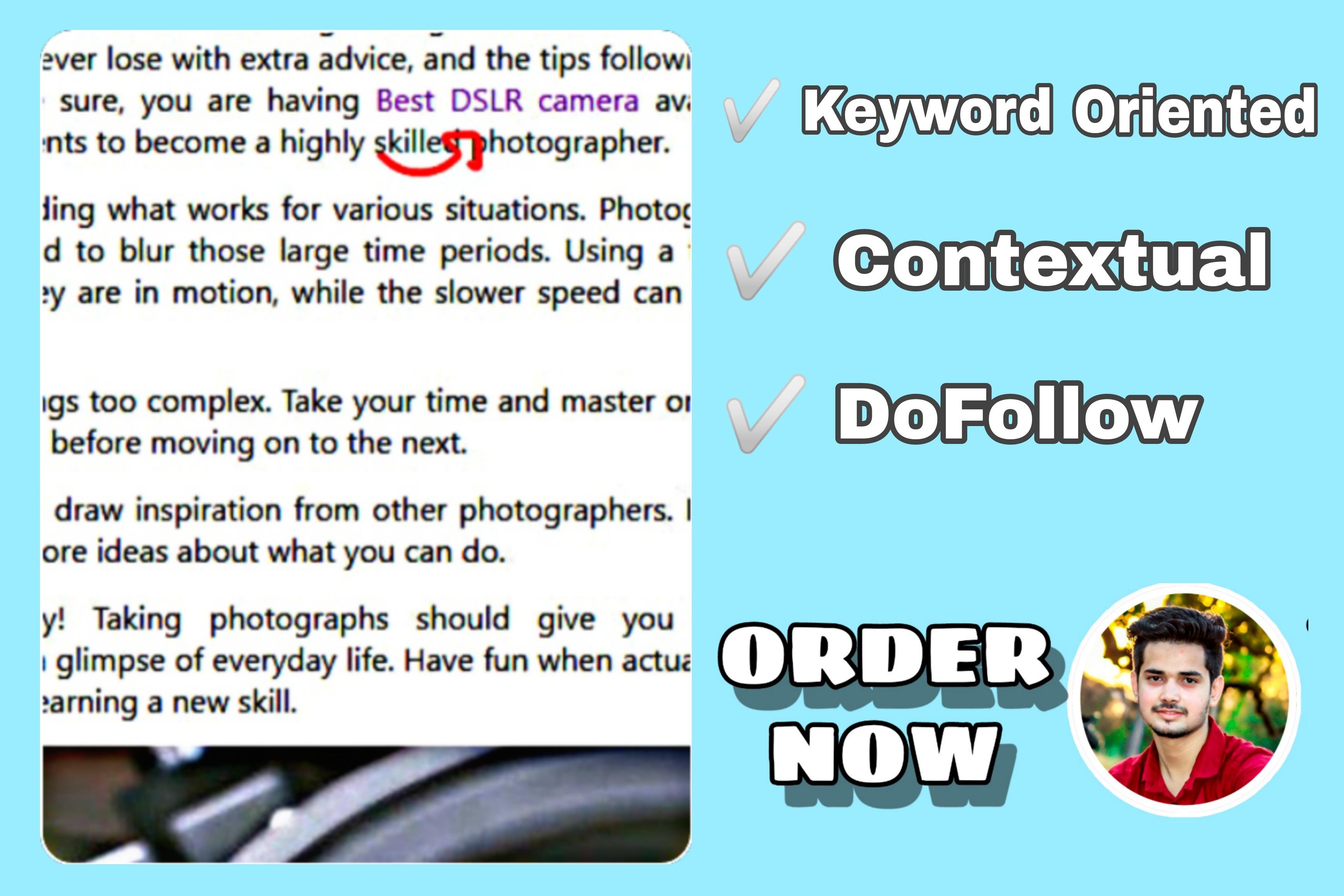 I will high da backlink for your website