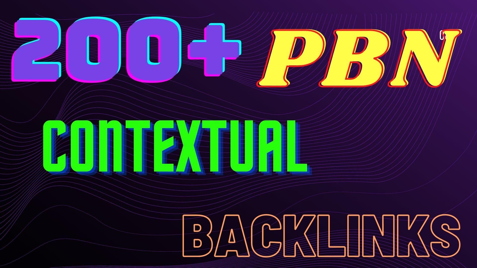 I will create 200 homepage pbn backlink high quality 