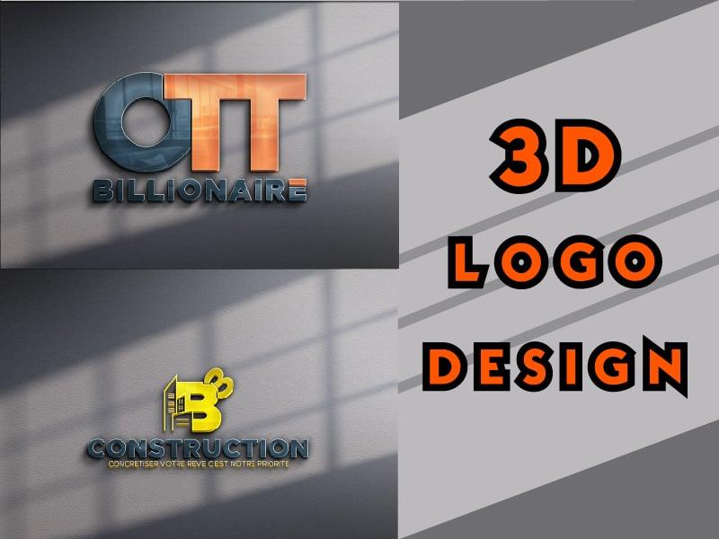  I will design professional 3d logo for you with HQ file