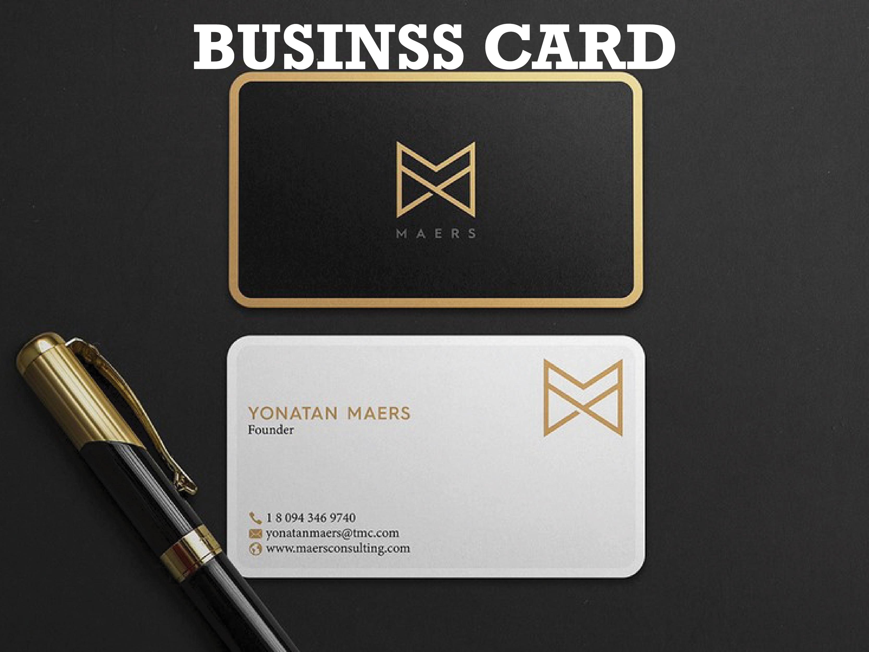 I am expert in professional business card design