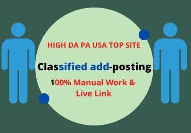 30 clickable classifieds add advertising demand on Client zone like USA, UK, CANADA