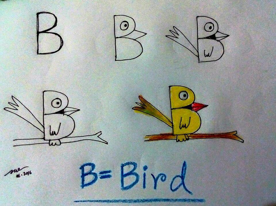 Children education on English Alphabet