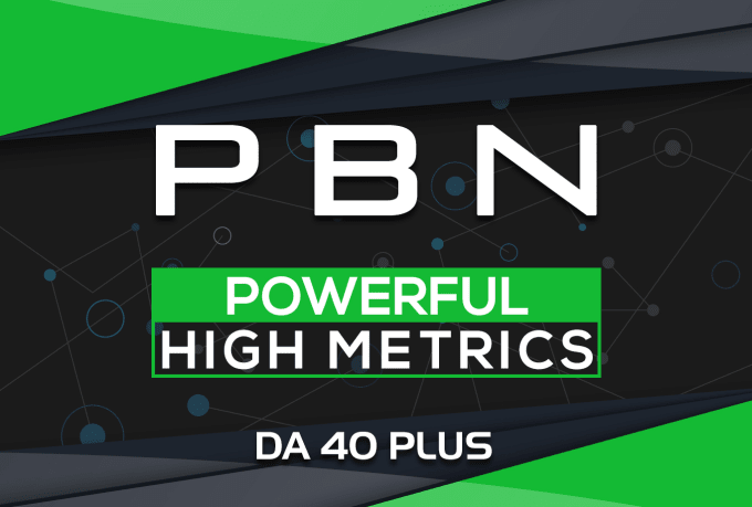 Build 6 High DA 40+ HomePage PBN Dofollow Backlinks 