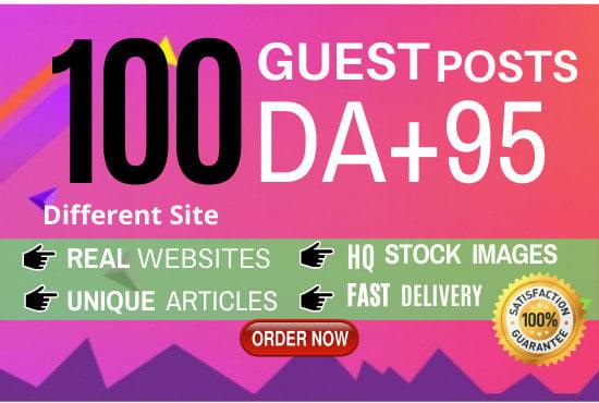 I will guest post on da 97 plus site dofollow backlink