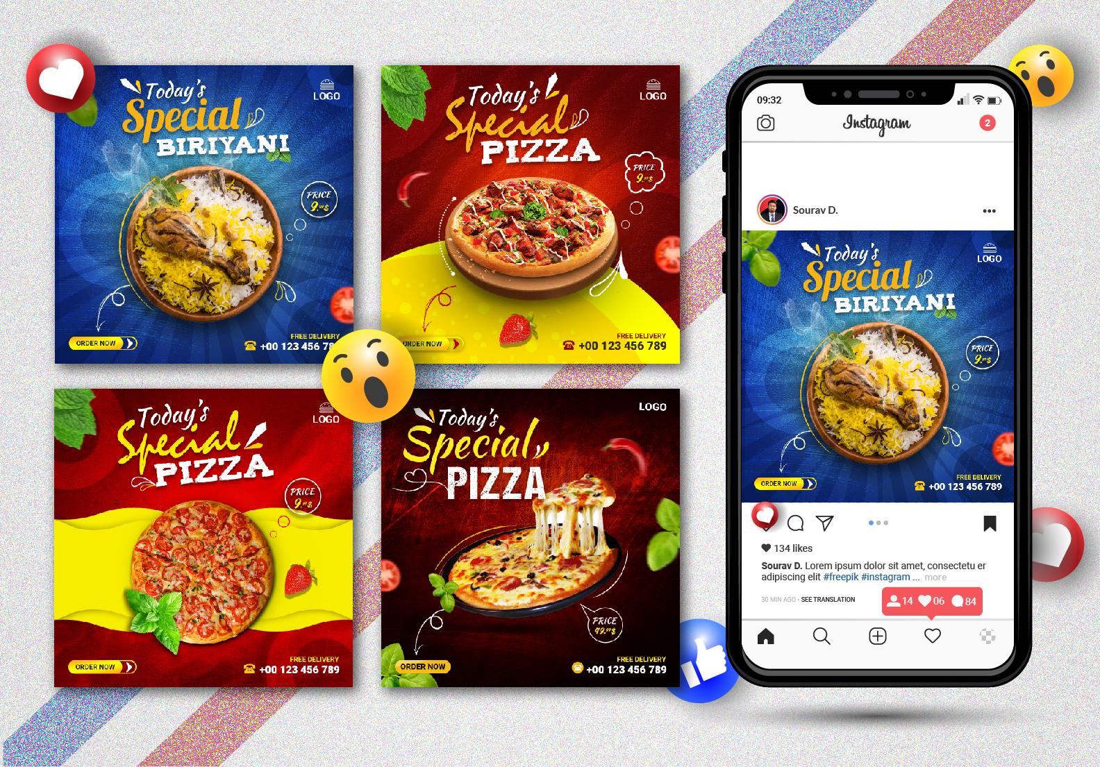  I will design eye-catching social media posters, stories, and banners design.