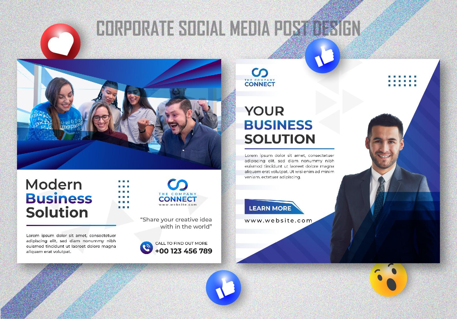  I will design eye-catching social media posters, stories, and banners design.