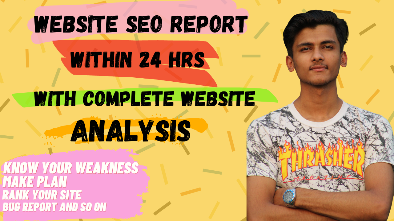 I will provide an expert and professional website SEO audit report