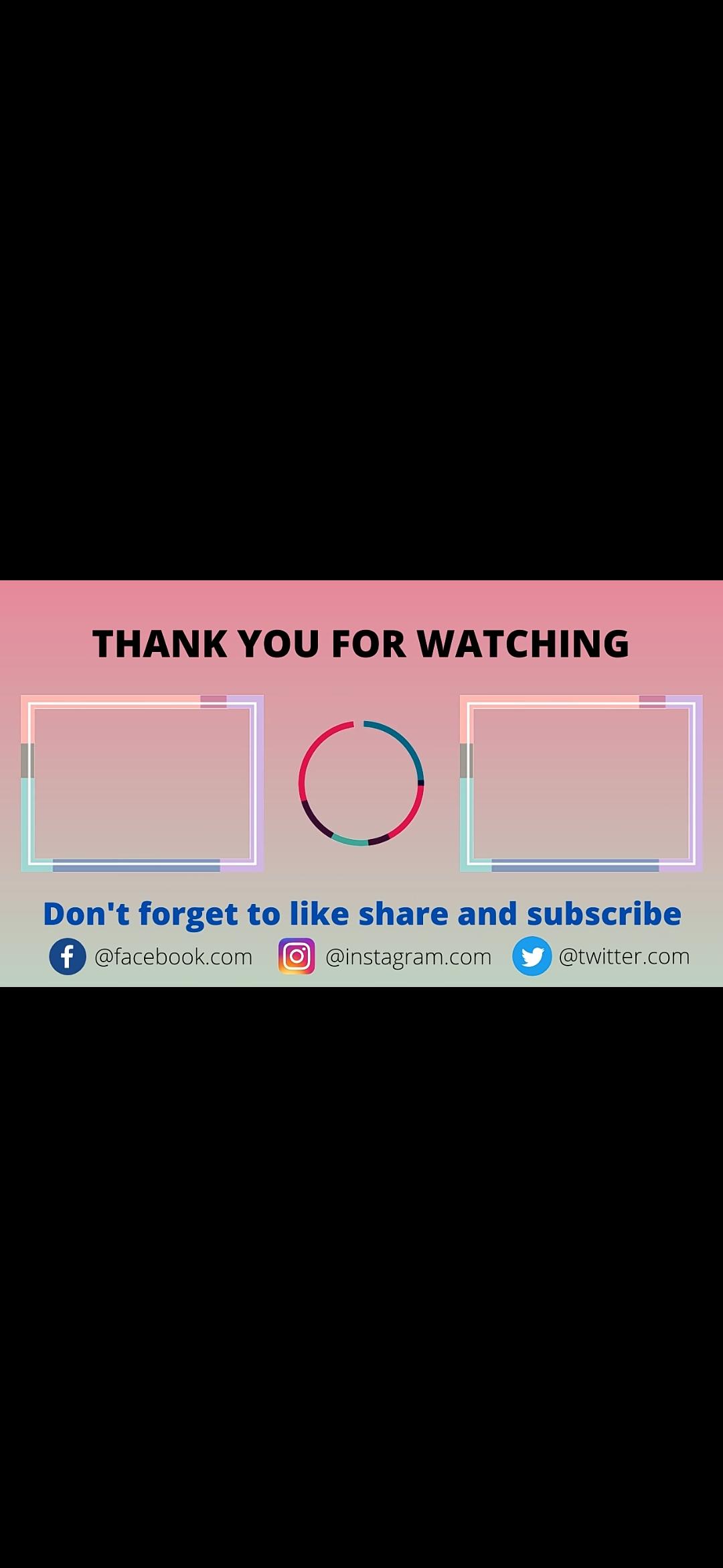 i will create end screen outro for your youtube video