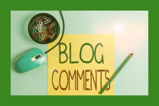 Manually Build 100 Niche Relevant High Quality Blog Comments Backlinks