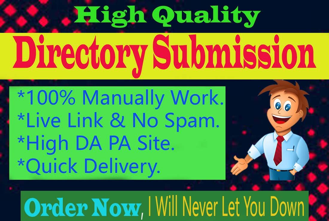 I Will Do 50 Manually Best Quality Directory Submission Backlinks on High Authority Site.