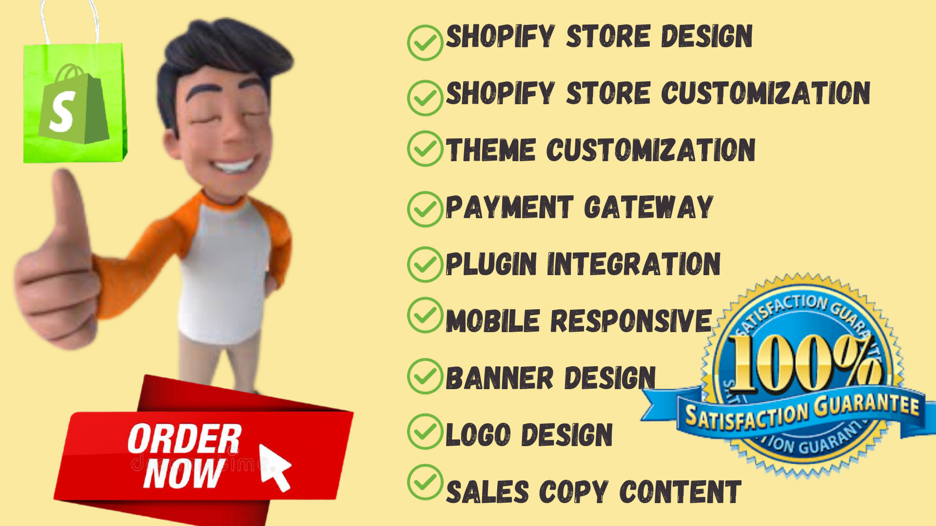 Shopify Store Design, Redesign And Customization