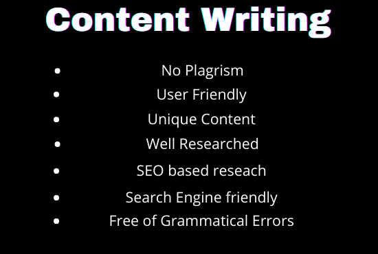 I will be Your article, content or blog writer