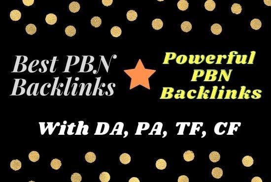 Build 15 High PA DA TF CF PBN Backlinks - Do follow Quality for your Links 
