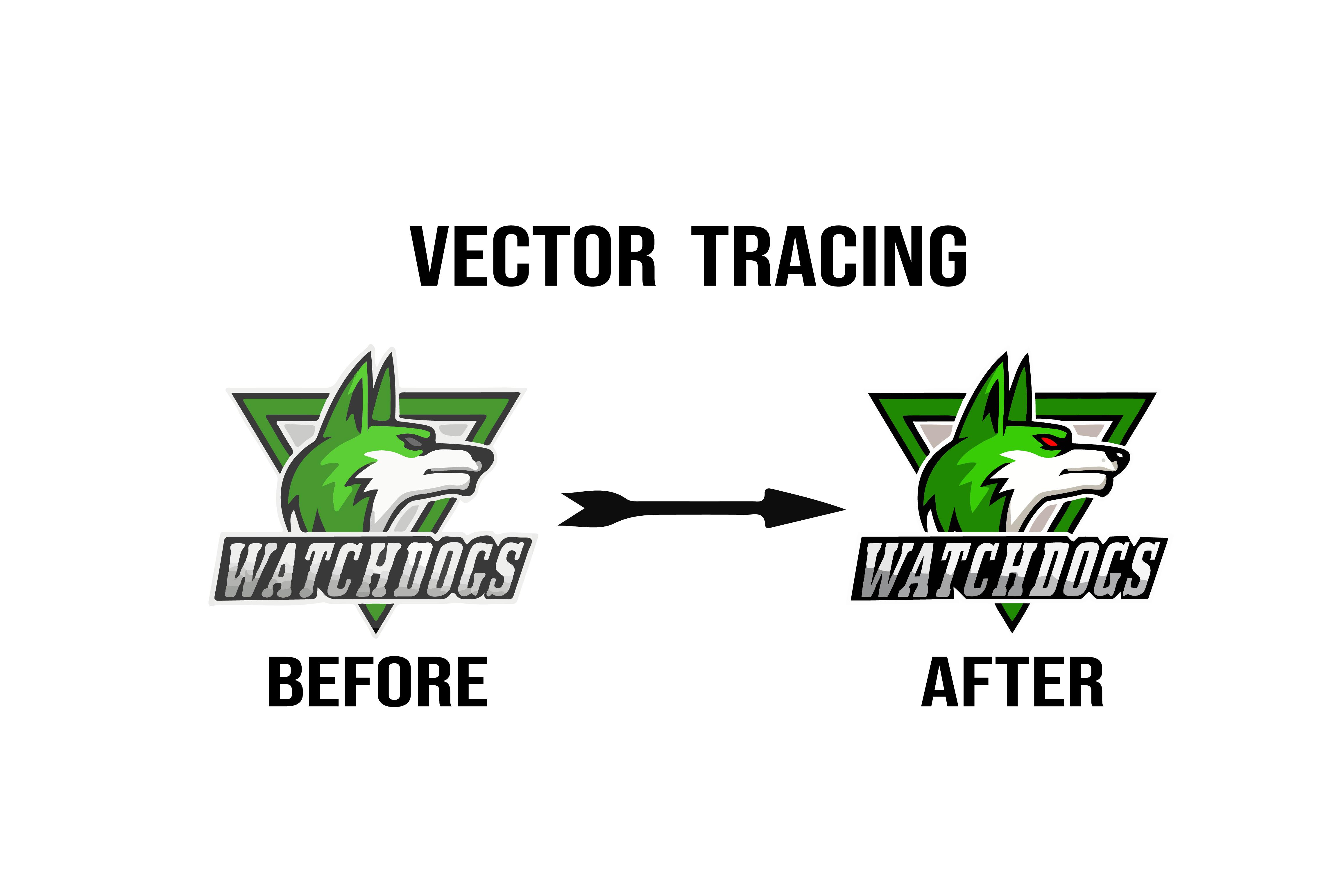 I will redraw vector tracing vectorize convert logo to vector