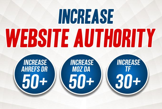increase domain rating DR ahrefs domain authority da