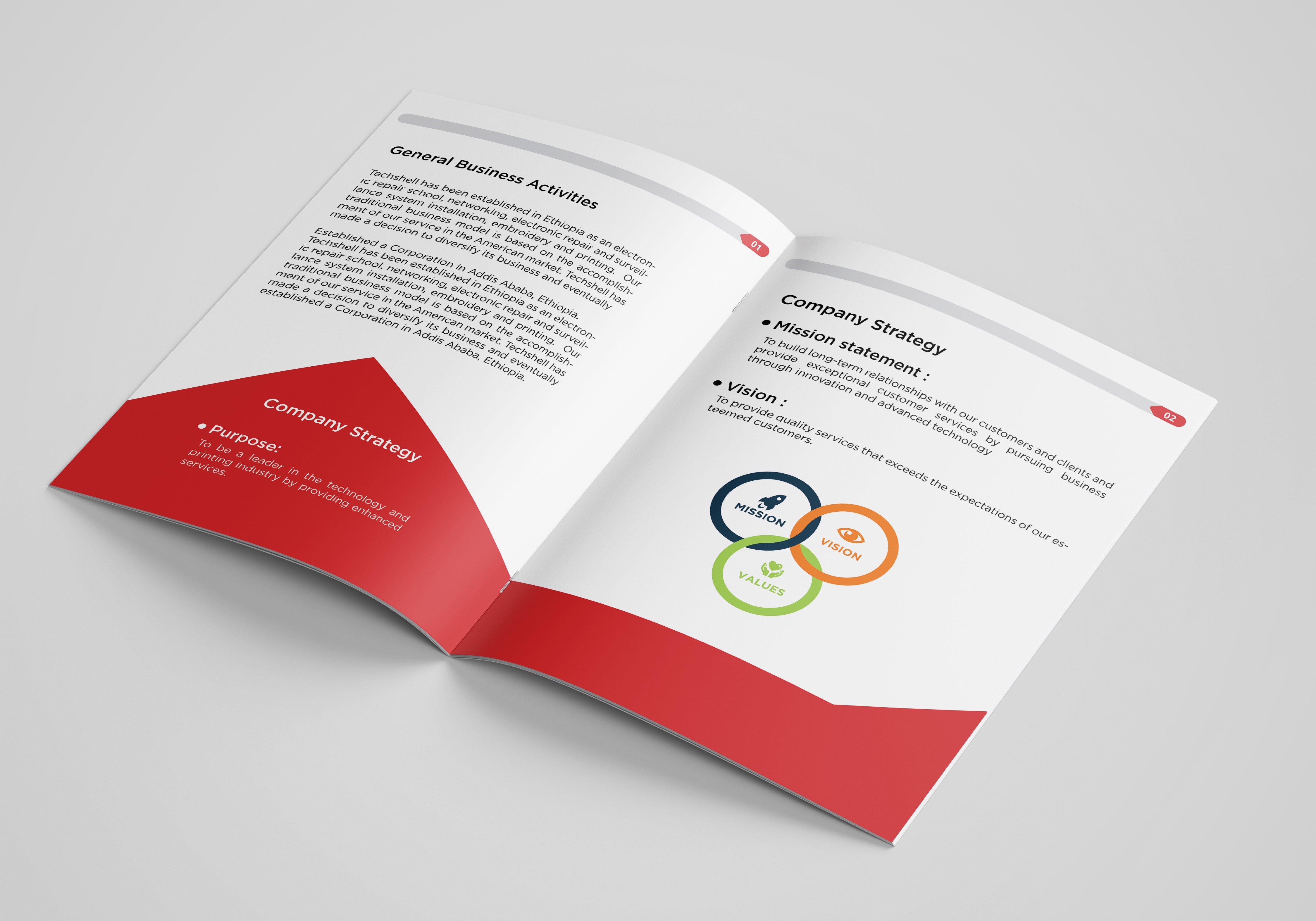 I will Design Company Brochure or Business Catalog