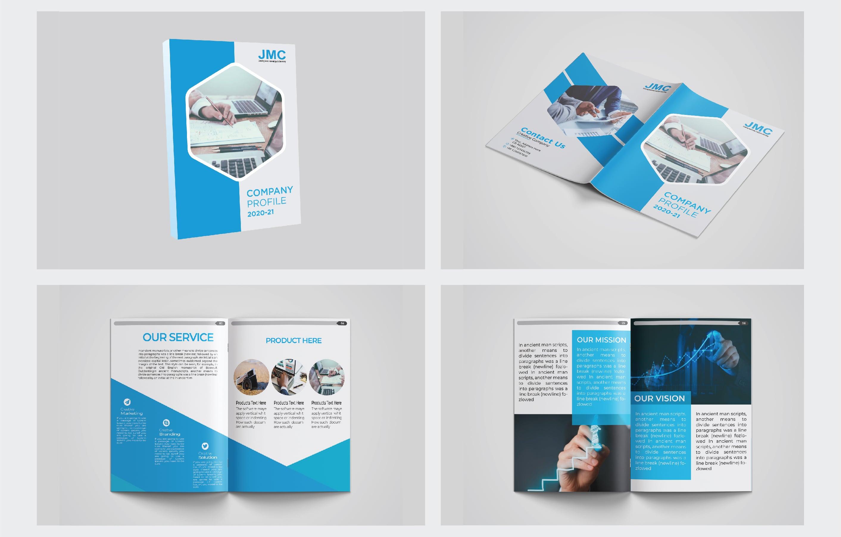 I Will Design Company Brochure or Business Catalog with my creativity.
