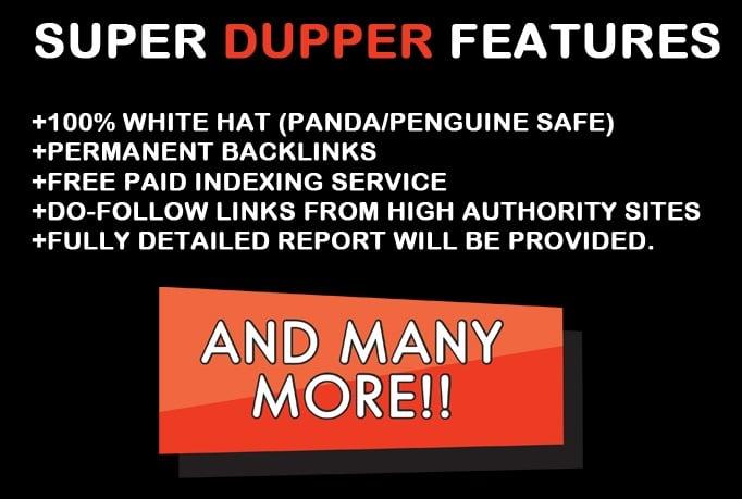 build 380 high authority seo backlinks to push to the google top