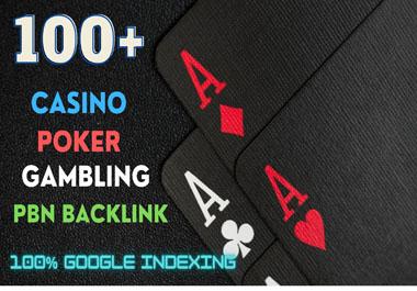 100+ permanent DA 58-30+ Backlinks Casino, Gambling, Poker, Judi Related Websites