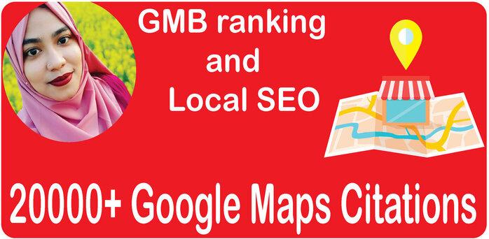 I will Create 1000 google point map citation for local business SEO 