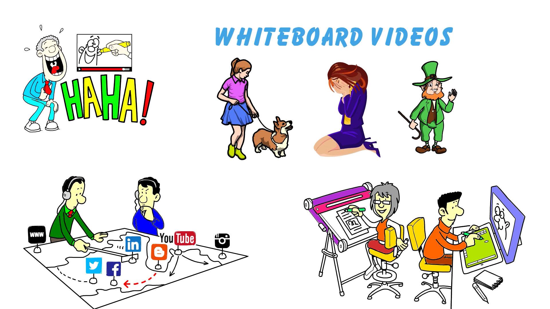 I will create whiteboard animation video with pro voiceover in 24 hours