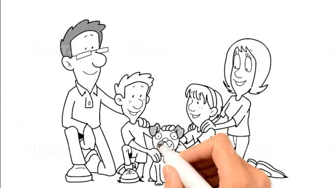 I will create whiteboard animation video with pro voiceover in 24 hours