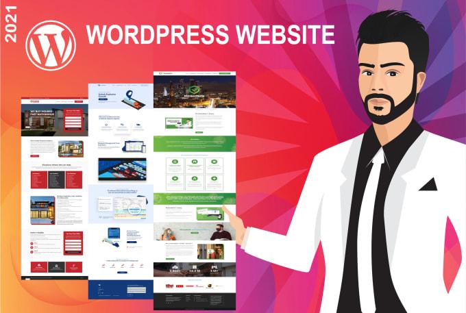 I will build professional WordPress website and beautiful blog