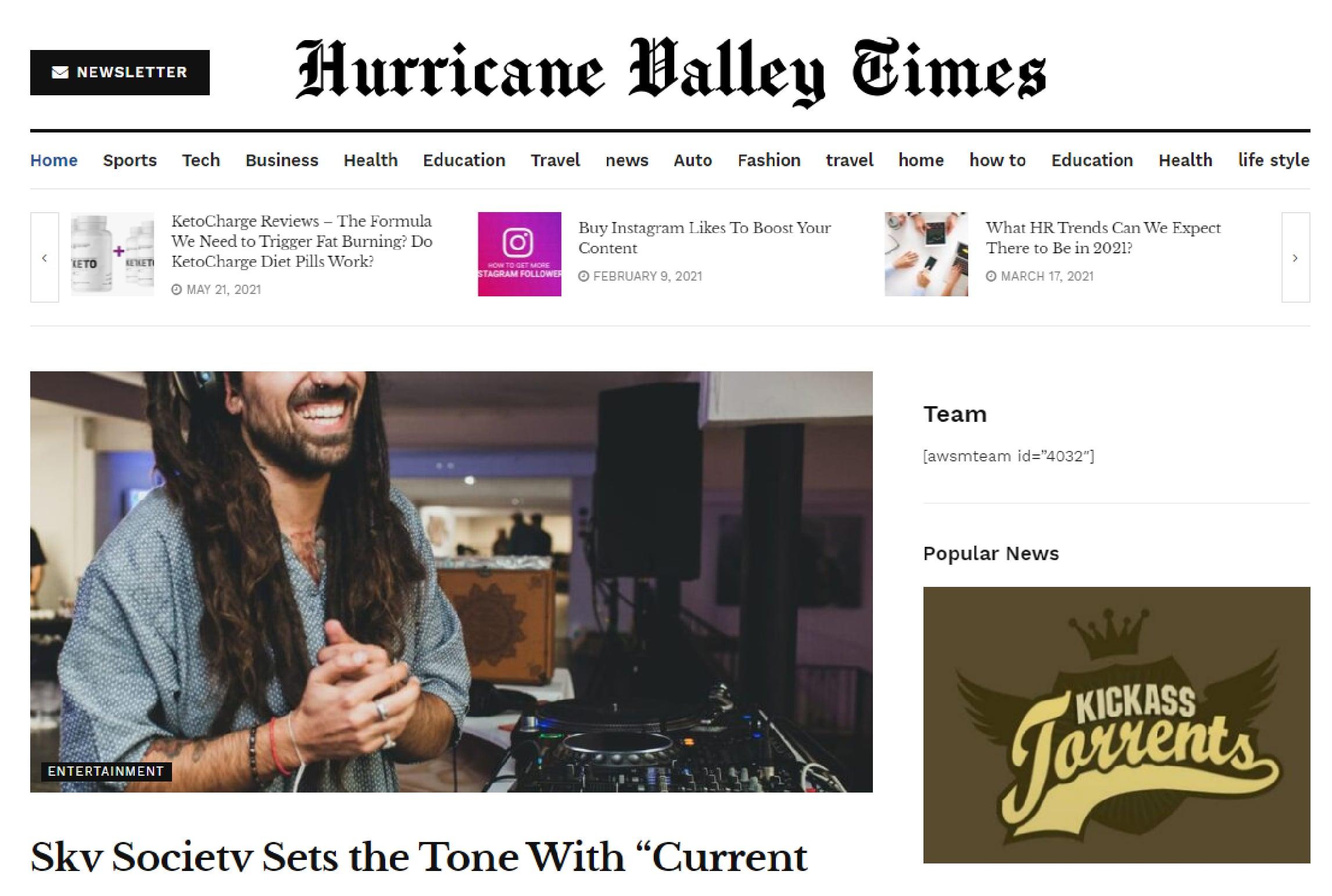 Publish guest post on hvtimes da 55 google news approved website