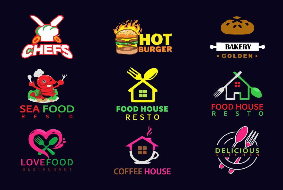 I will design a creative food, bakery, cafe, bbq, coffee shop and restaurant logo