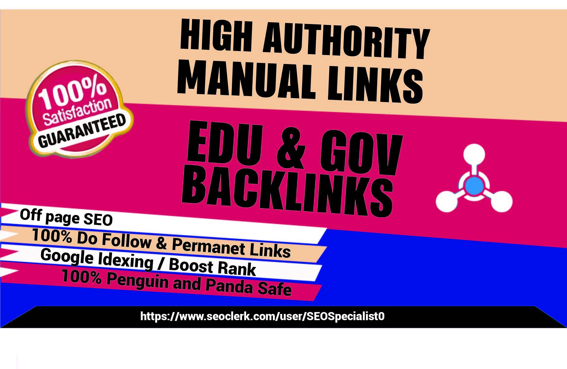 Make manually Create 90 Strong EDU High-Quality backlinks From top Universities