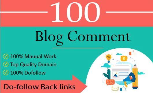 I will build SEO dofollow backlinks, high authority blog comments