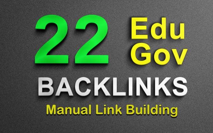 Build 22 EDU-GOV Backlinks to Increase your Website Rankings
