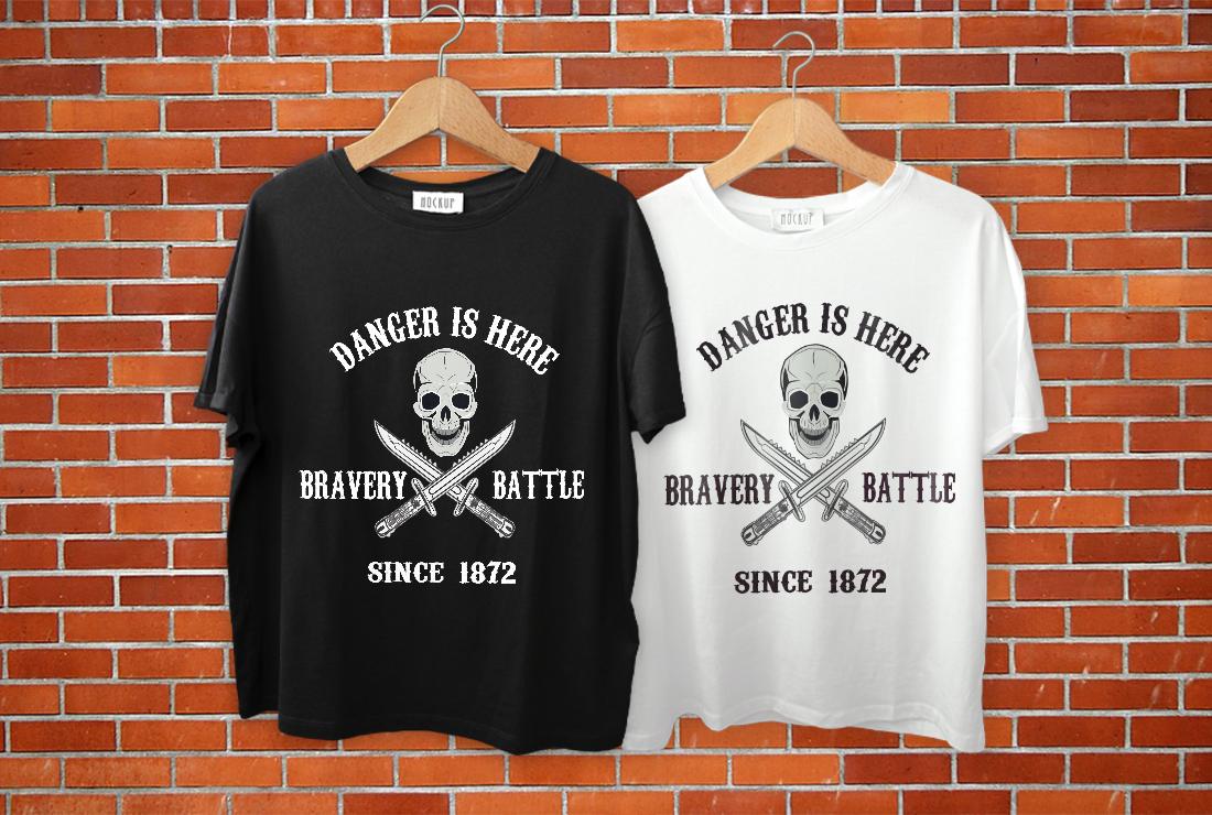 I will do unique graphic T-shirt design merchandise 