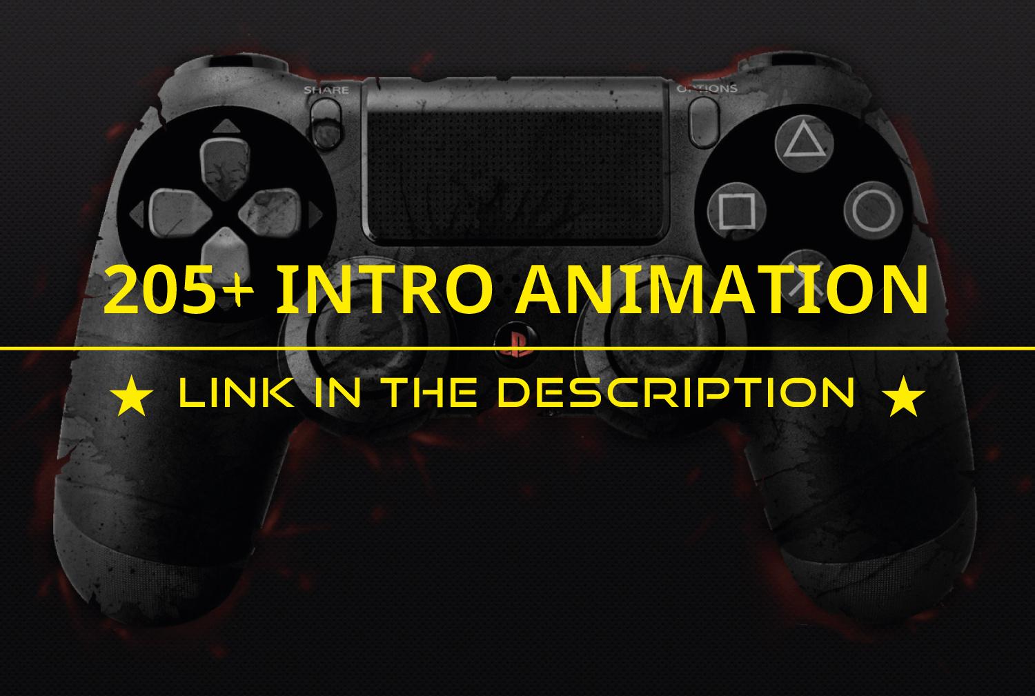 I will create unique youtube gaming intro and 4k animation