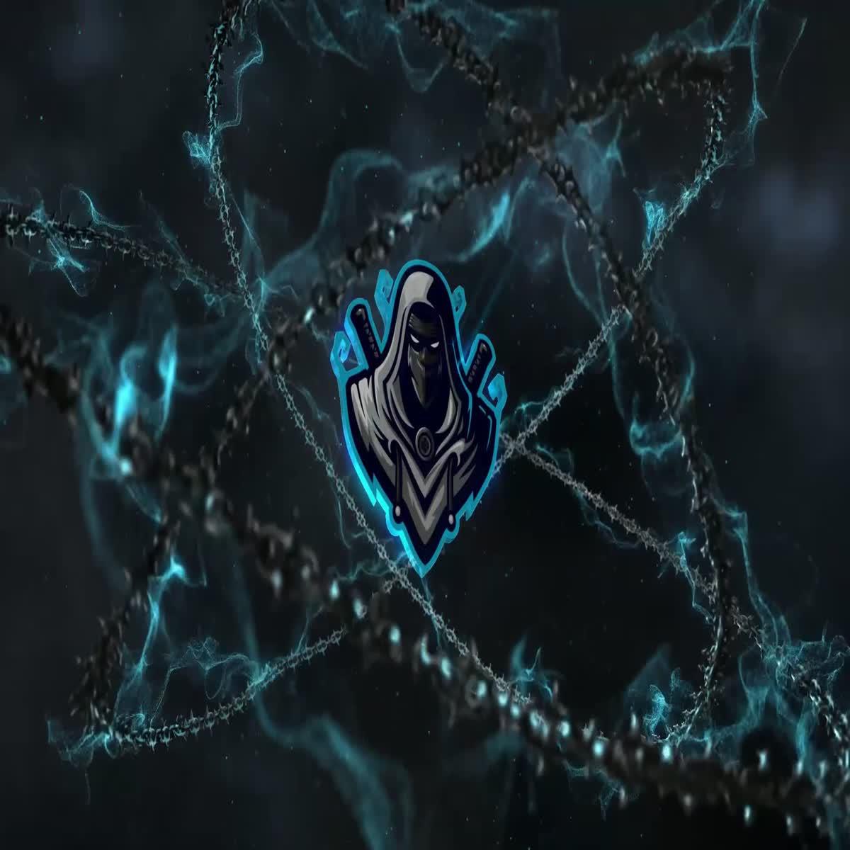 I will create a YouTube intro, outro and logo animation