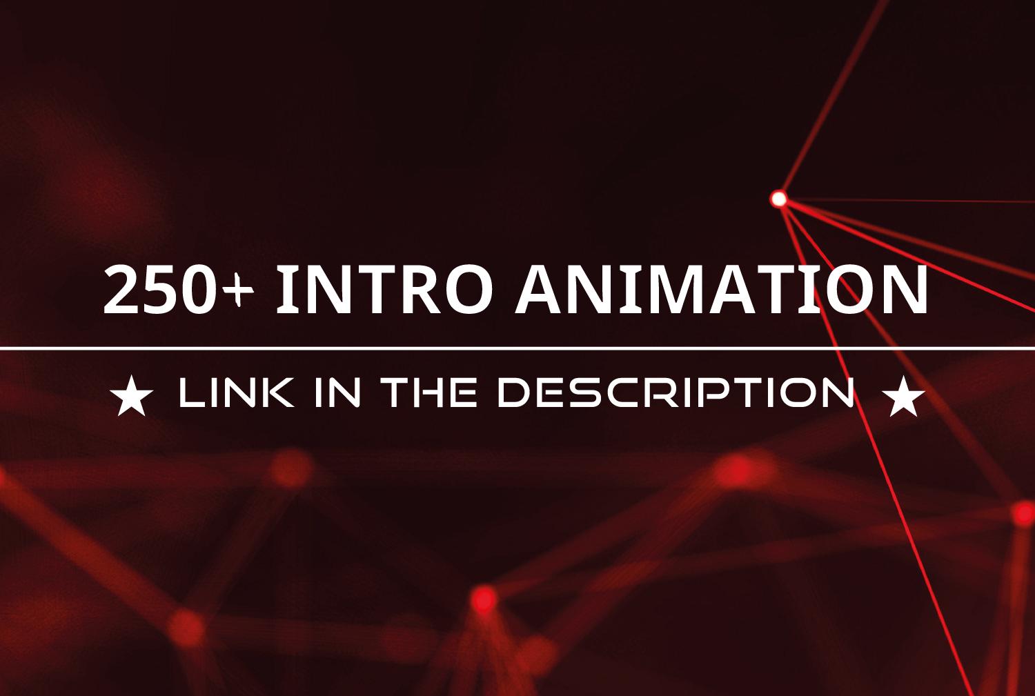 I will create gaming intro and 4k youtube logo animation