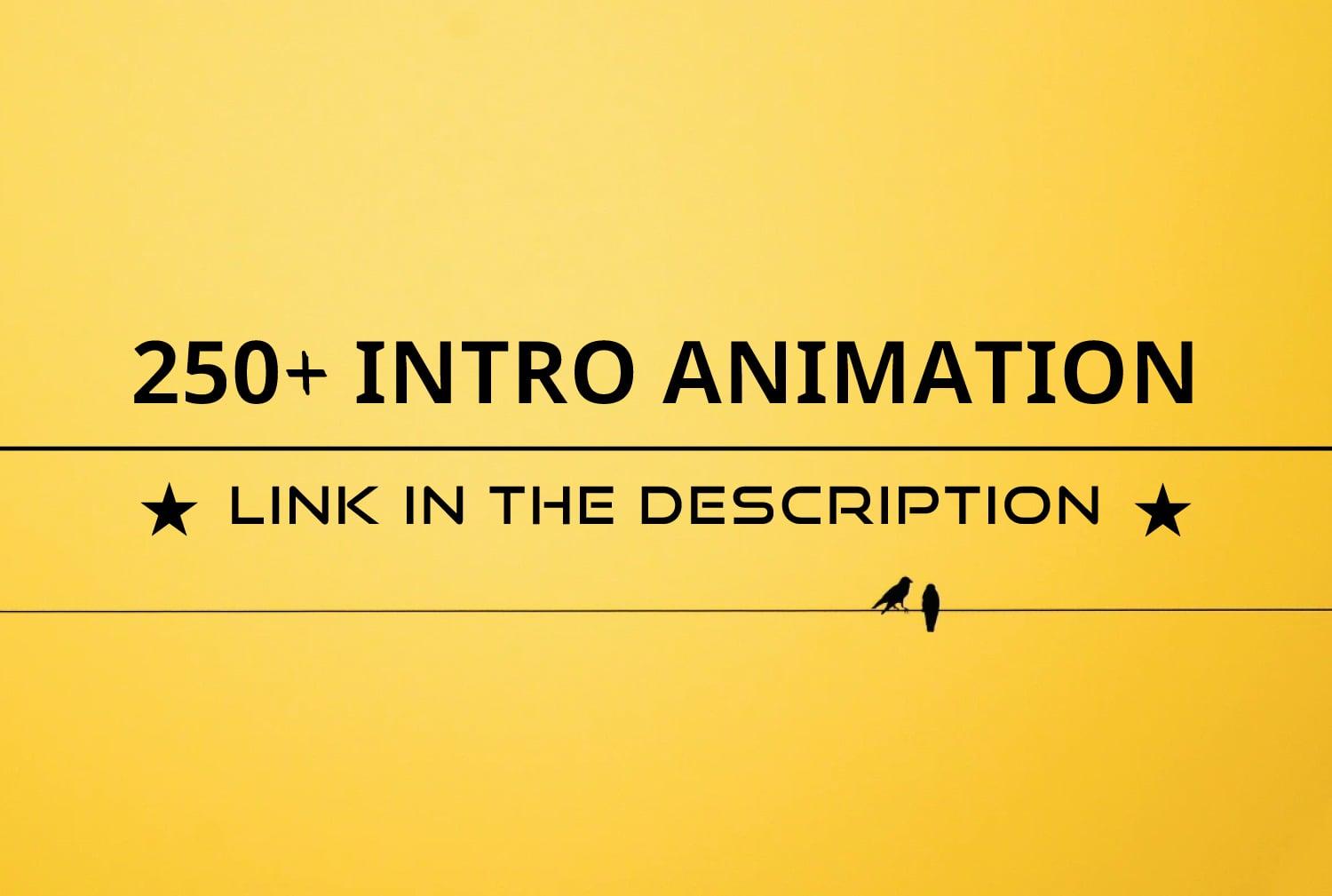 I will create amazing logo intro video animations