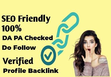 I will Create 100+ High-Quality full Do Follow Profile Backlink For SEO & Ranking your Website 