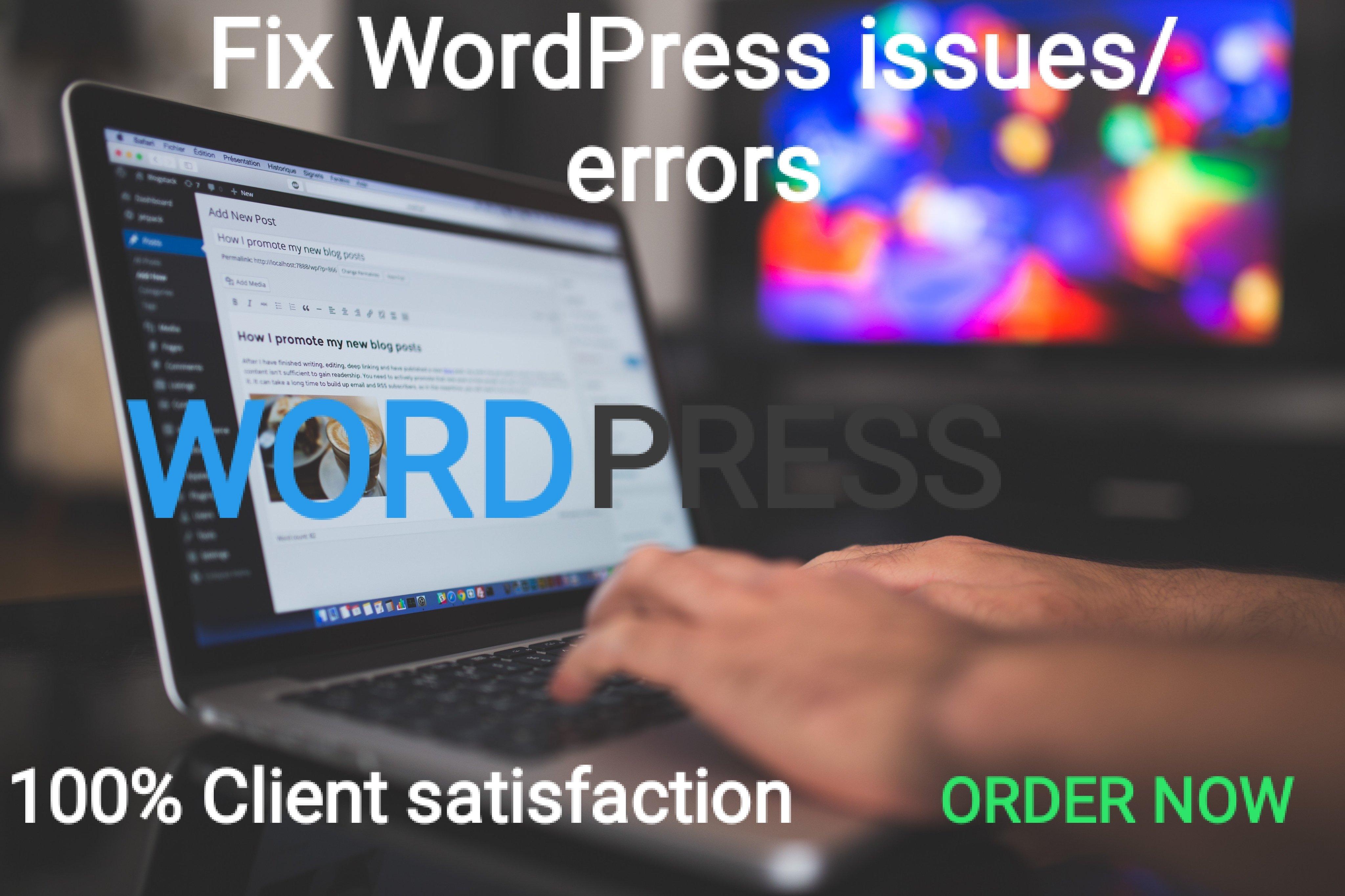 I will create and setup a responsive WordPress website