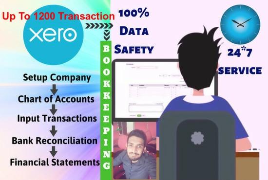 I will bookkeeping and data entry in quickbooks online xero excel