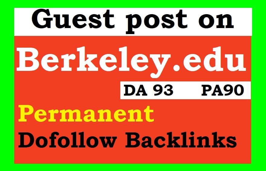 Write and Publish Edu Guest Post On Da93 University Of California Berkeley 