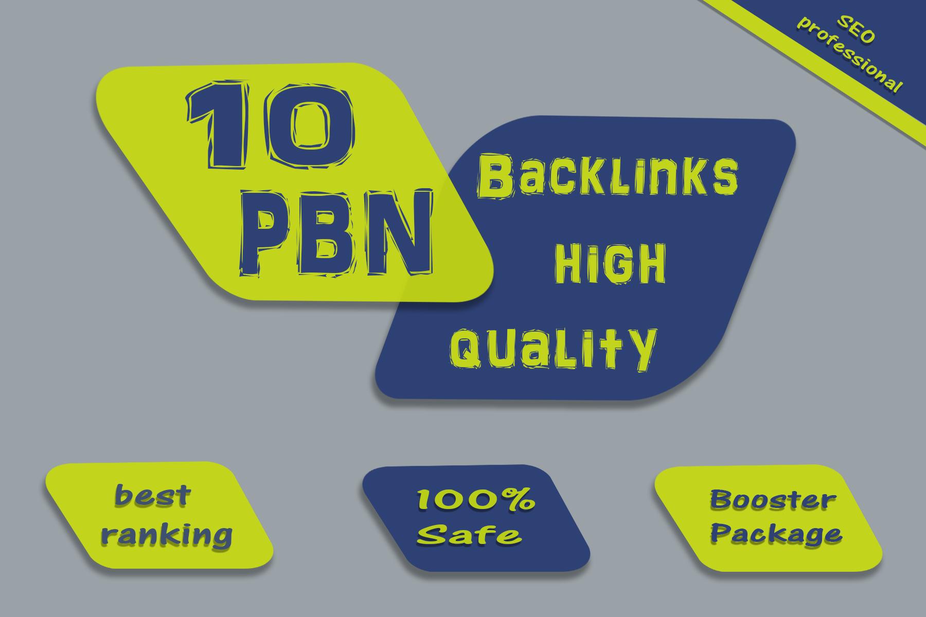 DA50+ High Quality 10 PBN Backlinks