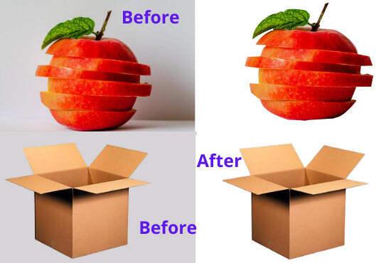 I will do 10 photo background removal or amazon product images