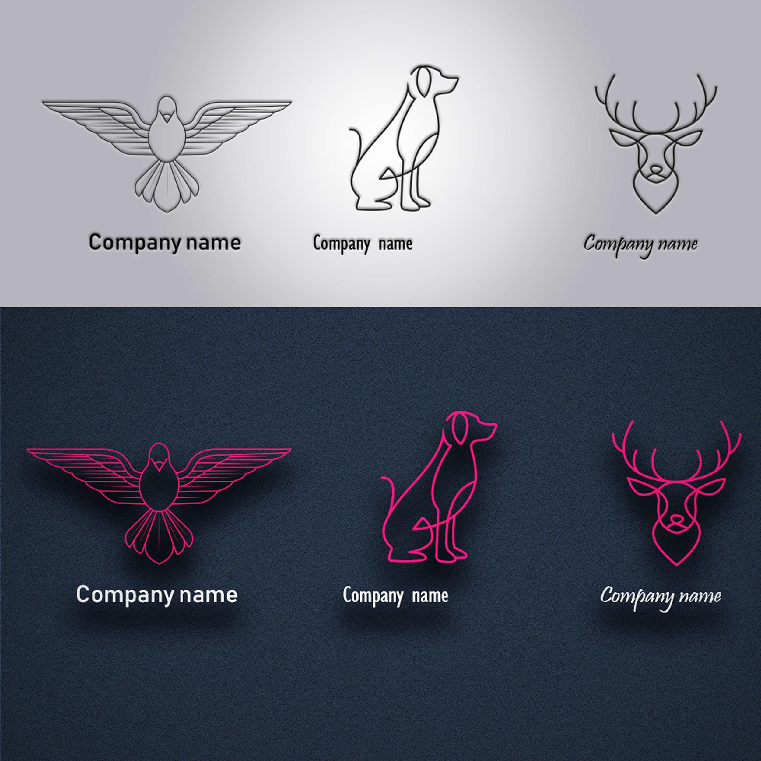 I will design single line art logo