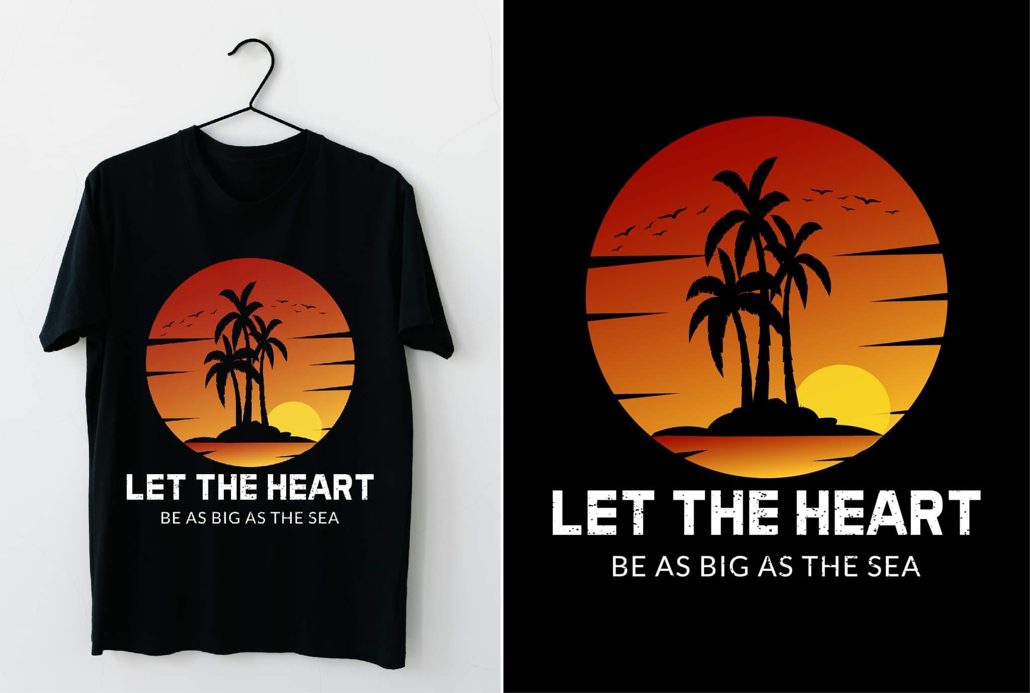 I will do custom typography t shirt design