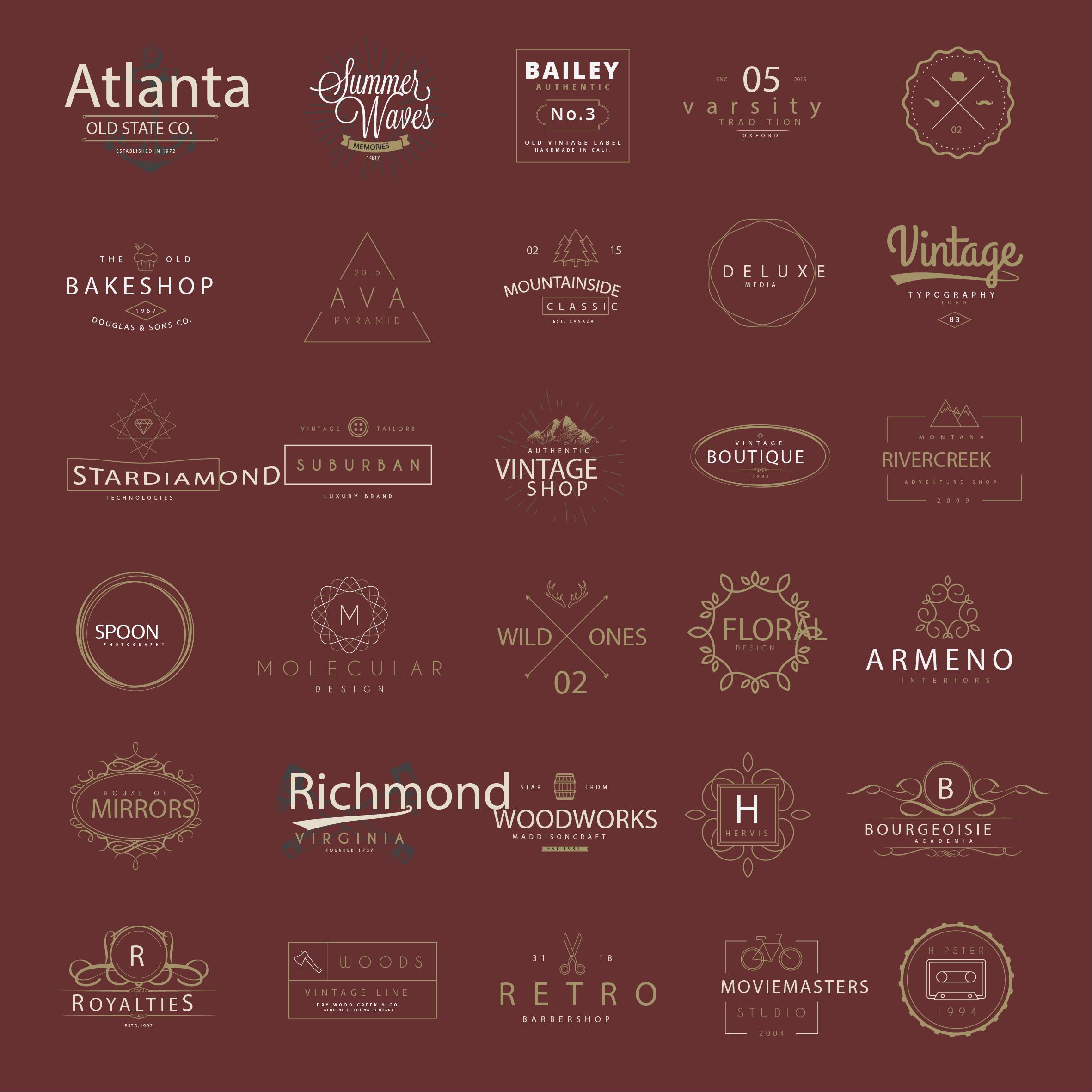 Design Unique, Minimalist, Brand faces with copyrights in 24h